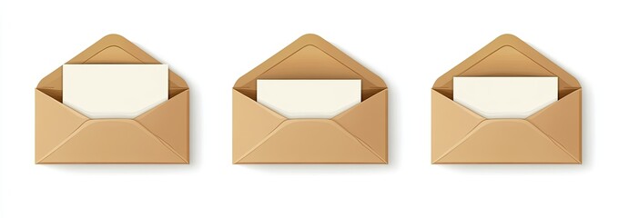 Open Kraft Envelopes