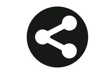 Share icon vector graphic for social media design