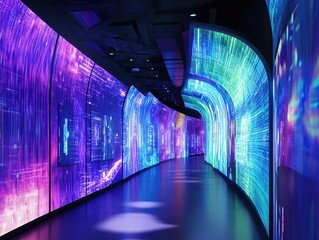 Immersive digital tunnel