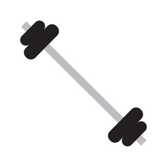 Barbell weight icon. Vector