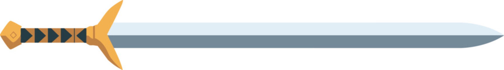 Obraz premium Isometric vector sword icon isolated on white