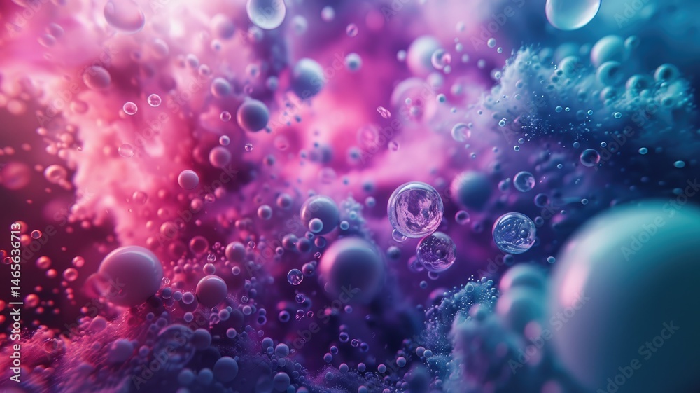 Poster abstract picture of colorful geometric particle with sparkle style design connect become energy stru