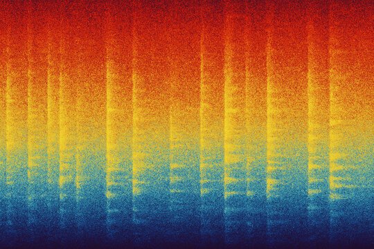 vibrant noise gradient with digital spectrogram texture in rainbow tones