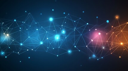 Fototapeta premium The idea of abstract technology is visually represented by a hi-tech background that incorporates elements of speed, movement, and motion blur to convey the sensation of rapid movement in a bright