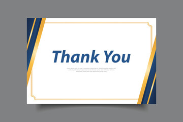 thank you card template design