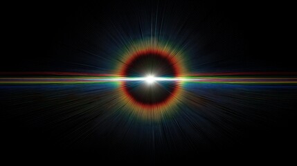 Bright Radiant Light Spectrum