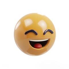 Smiling emoji with a joyful, expressive face.