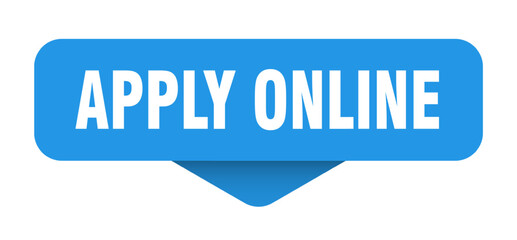 apply online sticker. apply online sign on transparent background