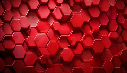 red hexagon background and texture