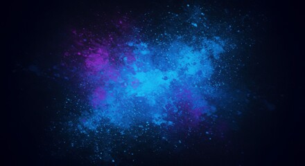 Obraz premium A rich blend of blue and purple shades on a textured dark surface.