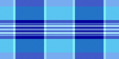 Obraz premium Vibrant blue plaid pattern. Perfect for textile designs, website backgrounds, or any project needing a fresh, clean aesthetic. This repeating texture offers a calming, geometric feel.