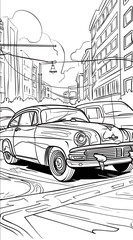car coloring page