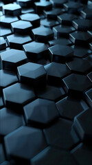 minimal hexagon tech background