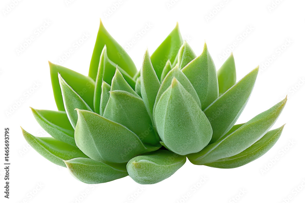 Poster beautiful succulent plant with a unique color pattern on its leaves, showcasing intricate details an