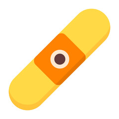 Plaster Patch Colorful Flat Icon