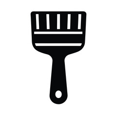 brush object icon vector illustration