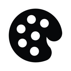 color palette icon vector illustration