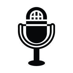 microphone icon vector illustration