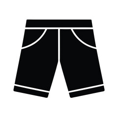 shorts object icon vector illustration