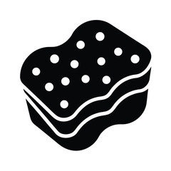 sponge item icon vector illustration