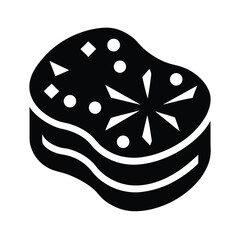 sponge symbol icon vector illustration