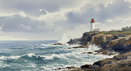 lighthouse on the coast