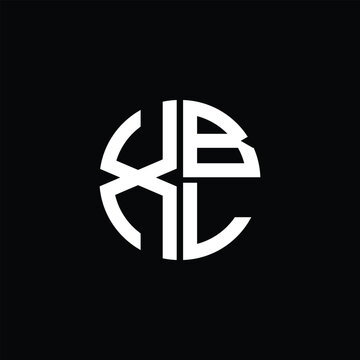 XBL logo XBL icon XBL monogram XBL letter minimalist Circle flat Unique modern abstract logo design.