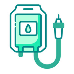 blood transfusion icon for circulation process