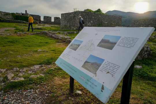 Rozafa Castle , panoramic view from the hill