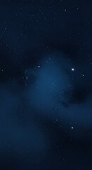 Cosmic Nebula: Deep Blue Serenity