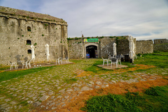 Rozafa Castle , panoramic view from the hill