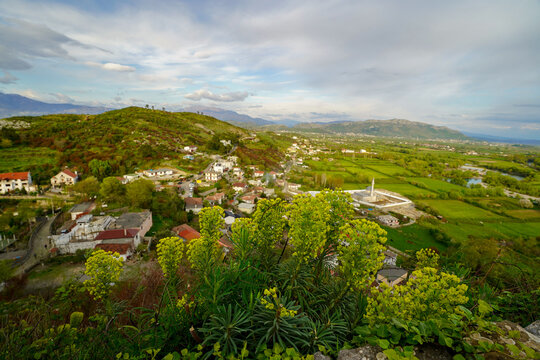Rozafa Castle , panoramic view from the hill