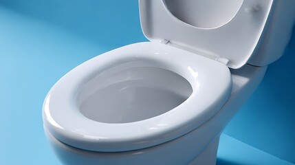 清潔感あふれるモダントイレのクローズアップ