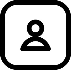 Account icon displays a minimalist figure