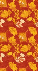 Russet & Gold: Autumn Leaf Tapestry