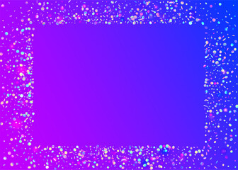 Carnival Glitter. Modern Banner. Pink 3d Effect. Happy Surprise Template. Light Texture. Party Background. Festive Serpentine. Falling Design. Purple Carnival Glitter