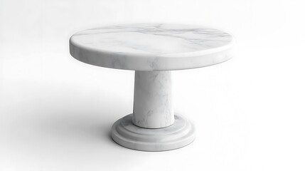 Elegant White Marble Cake Stand: A Modern Kitchen Essential
