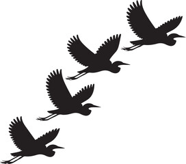 Obraz premium “Heron Bird Vector Bundle | Elegant Waterbird SVGs & Clipart for Nature Art & Crafts”“Great Blue Heron SVG Pack | Wildlife Silhouettes & Illustrations for Prints, Tattoos & Decor”