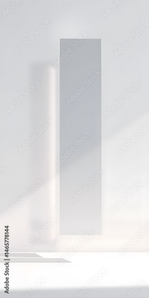 Leinwandbilder modern website design showcases digital interface, featuring floating panels, soft shadows provide d