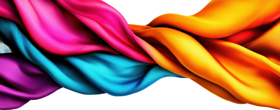 Abstract Colorful Fabric Design