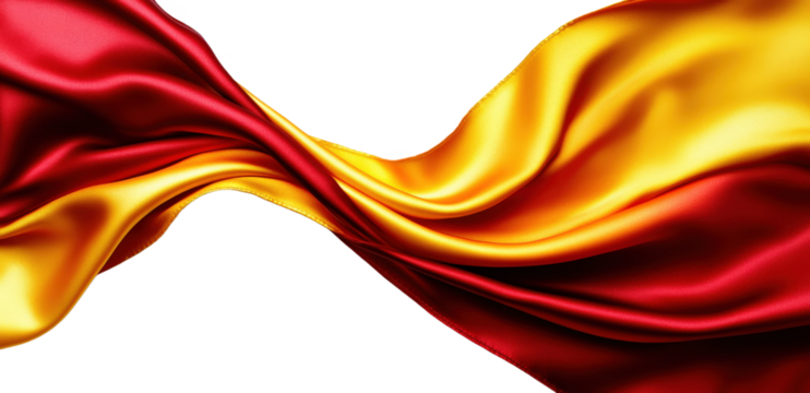 Dynamic Flowing Silk Fabric