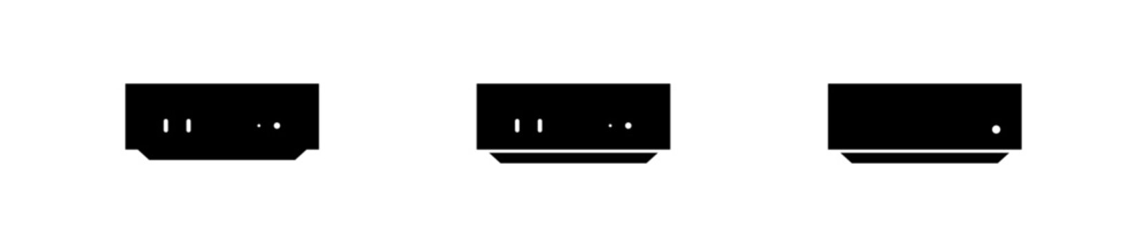 Apple Mac Mini, black and white concept