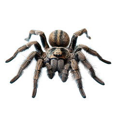 Obraz premium Detailed illustration of tarantula spider showcasing its hairy legs and intricate body patterns. image highlights spider natural texture and realistic appearance