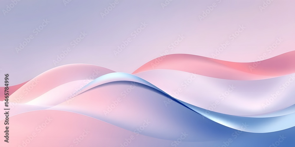 Leinwandbilder Clean Ui Design, Modern User Interface. Layered Glassmorphism Elements With Translucent Effects. Soft Gradients Create A Fluid Digital Experience. Design For Apps And Websites.