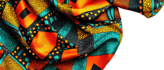 Vibrant African Fabric Design