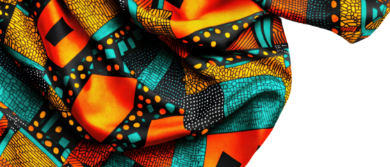 Vibrant African Fabric Design