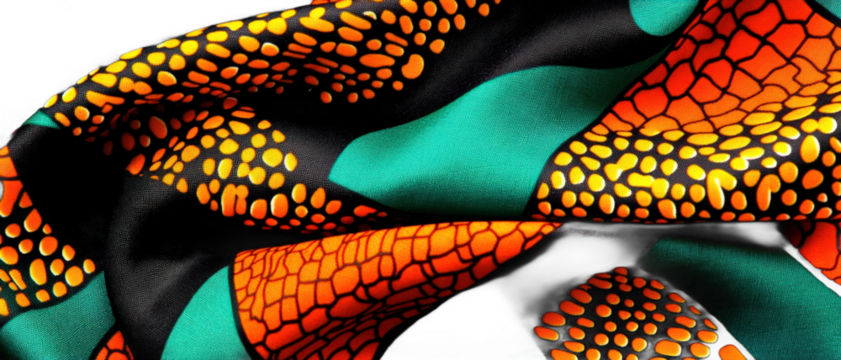 Vibrant African Print Fabric Design