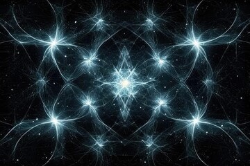 Fototapeta premium Abstract fractal design, celestial patterns