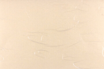 cream decorative paper texture. Decorated thin silk fibers paper background