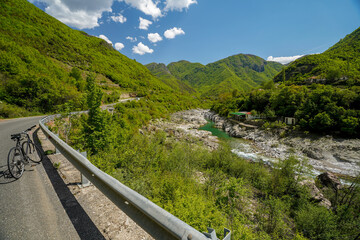 Kiri river and Prekal in Shkodra region , Albania